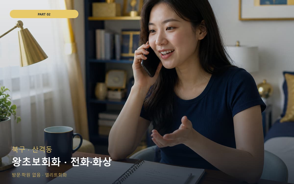 왕초보회화 · 전화·화상