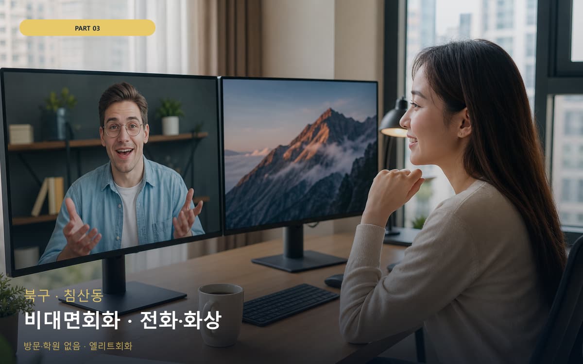 비대면회화 · 전화·화상