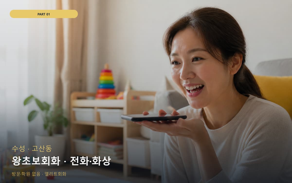 왕초보회화 · 전화·화상