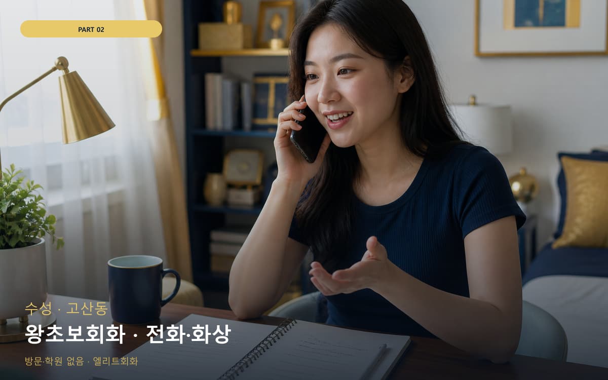 왕초보회화 · 전화·화상