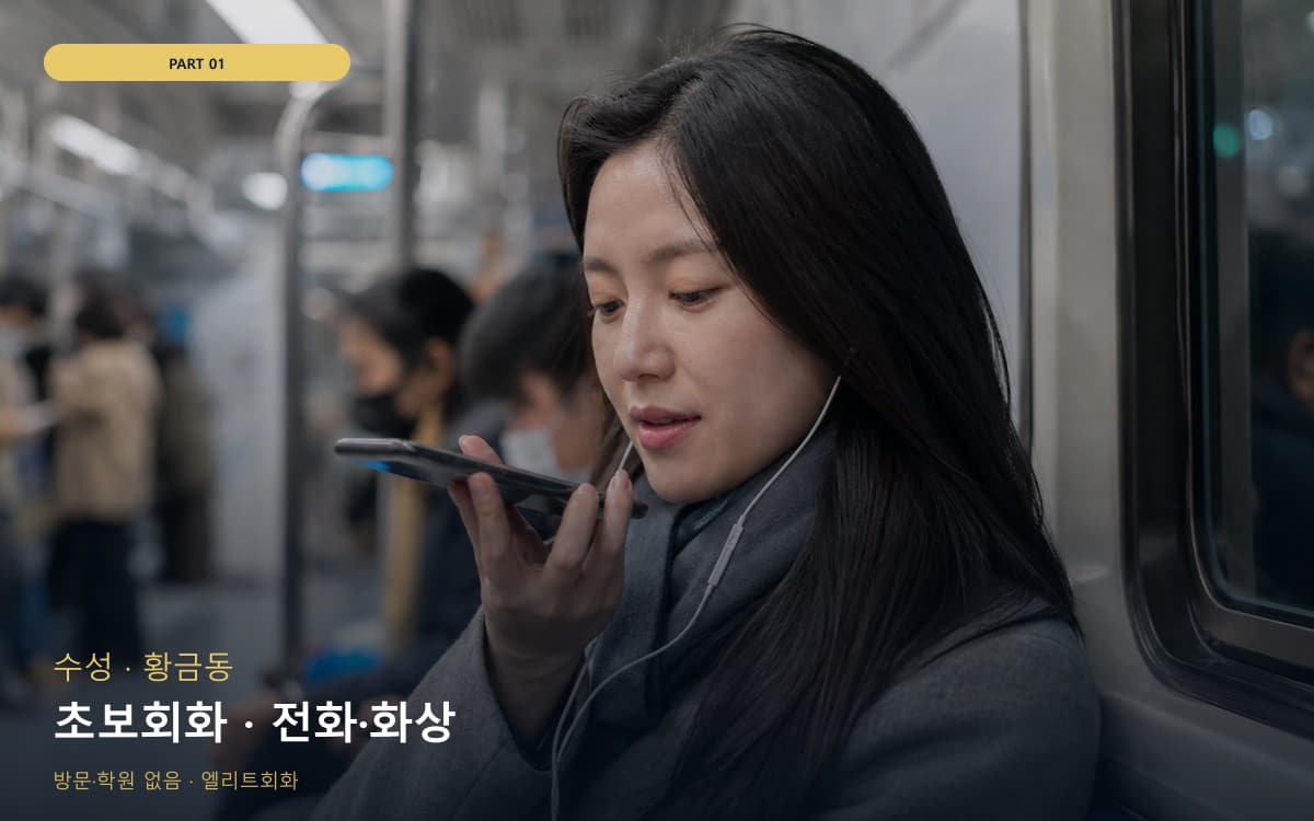 초보회화 · 전화·화상