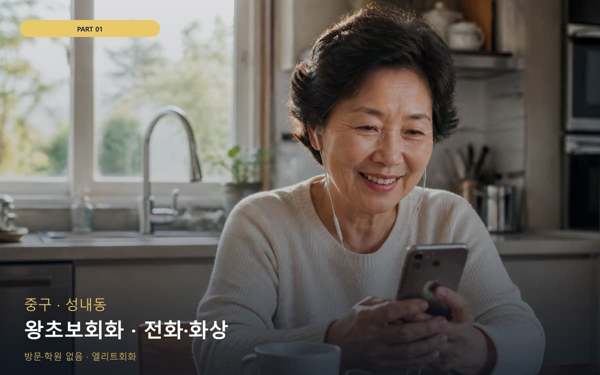 왕초보회화 · 전화·화상