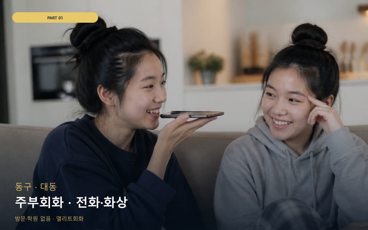 주부회화 · 전화·화상