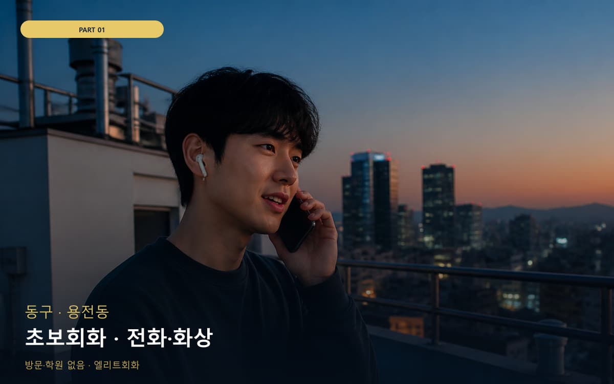 초보회화 · 전화·화상