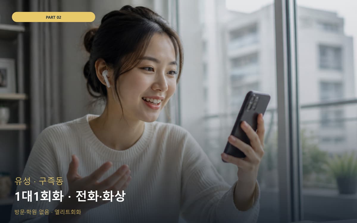 1대1회화 · 전화·화상