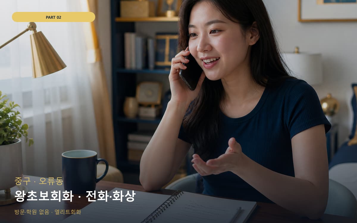 왕초보회화 · 전화·화상