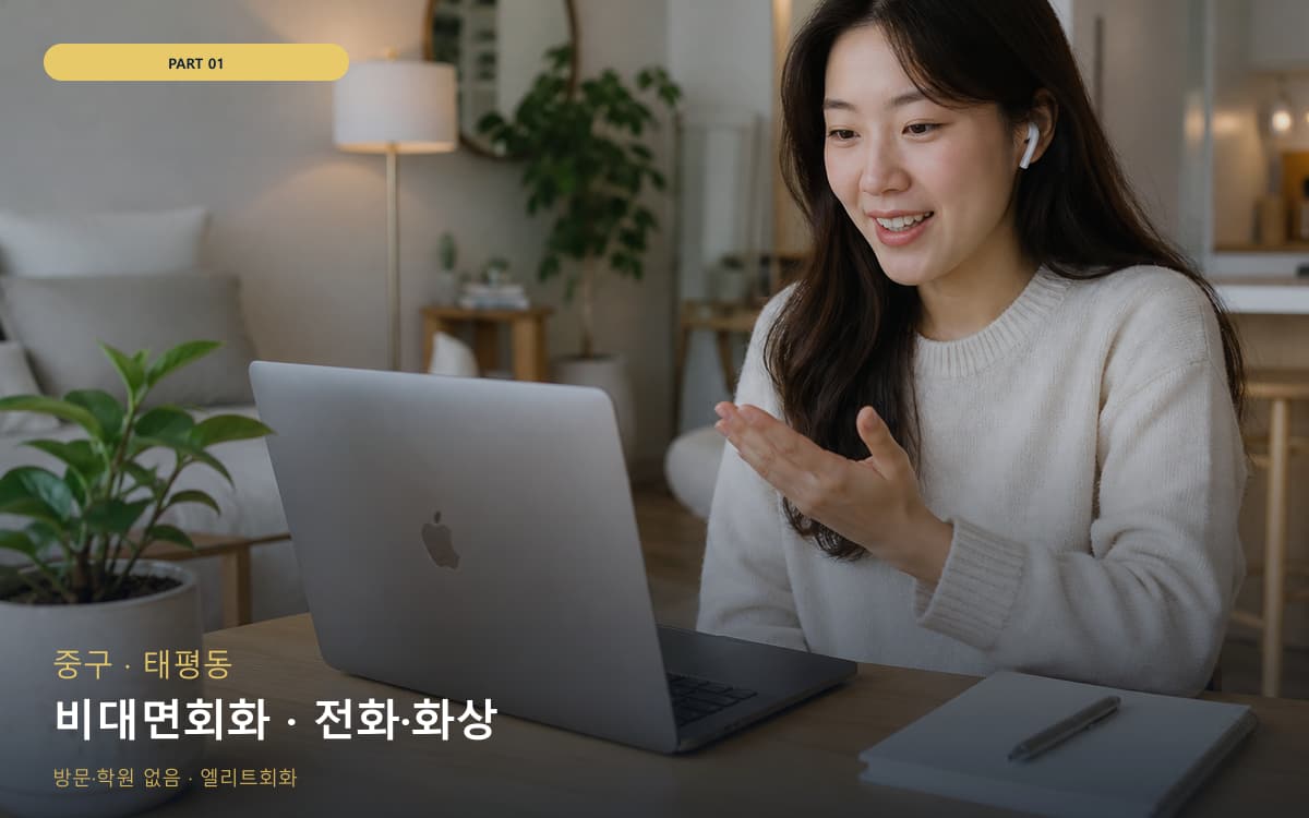 비대면회화 · 전화·화상