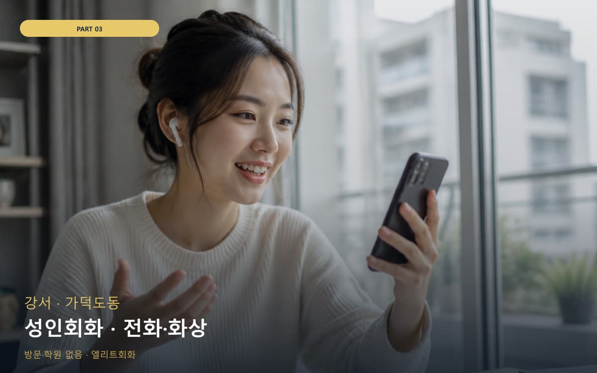 성인회화 · 전화·화상