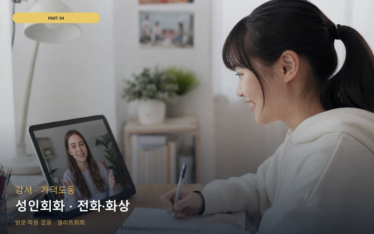 성인회화 · 전화·화상
