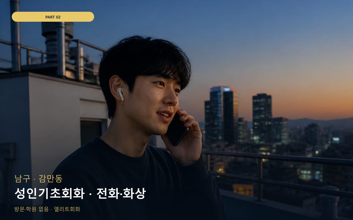 성인기초회화 · 전화·화상