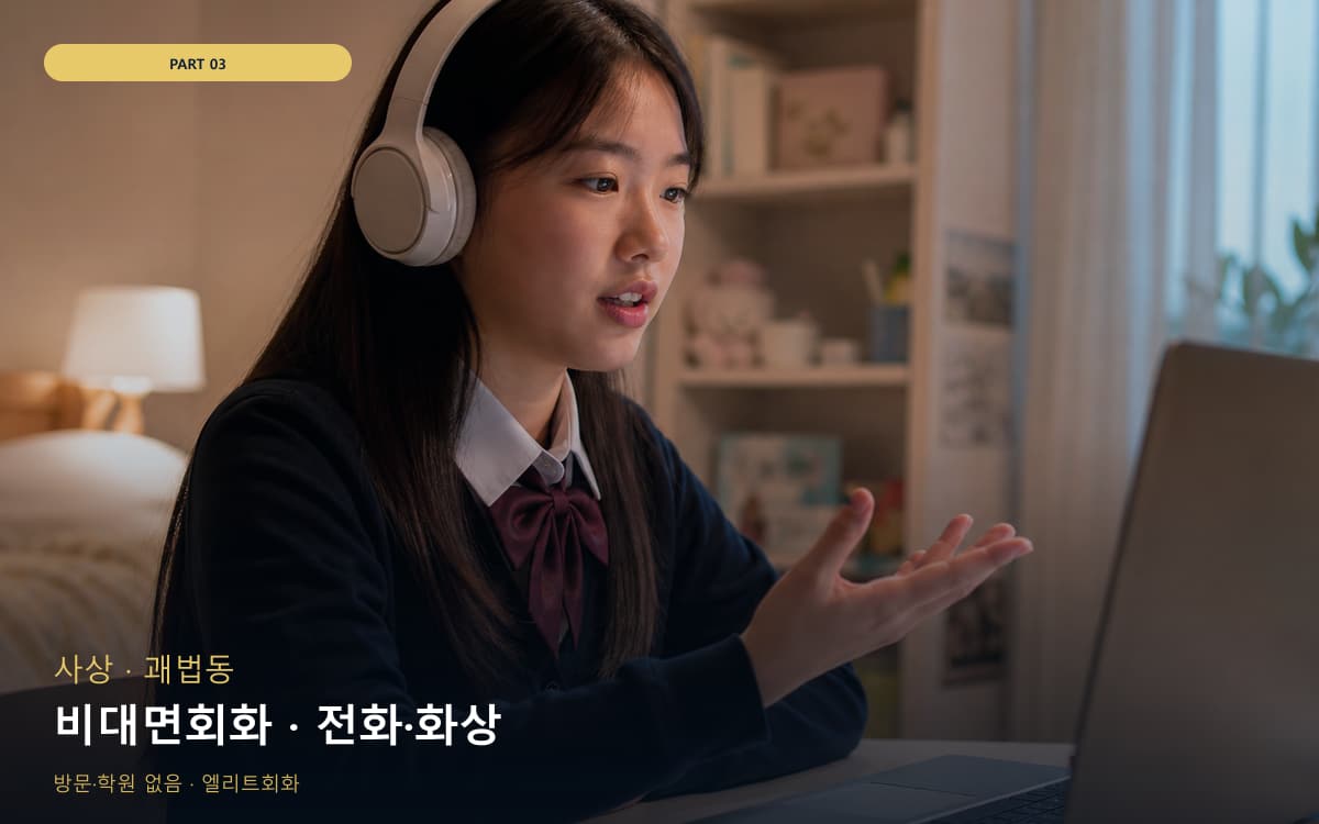 비대면회화 · 전화·화상