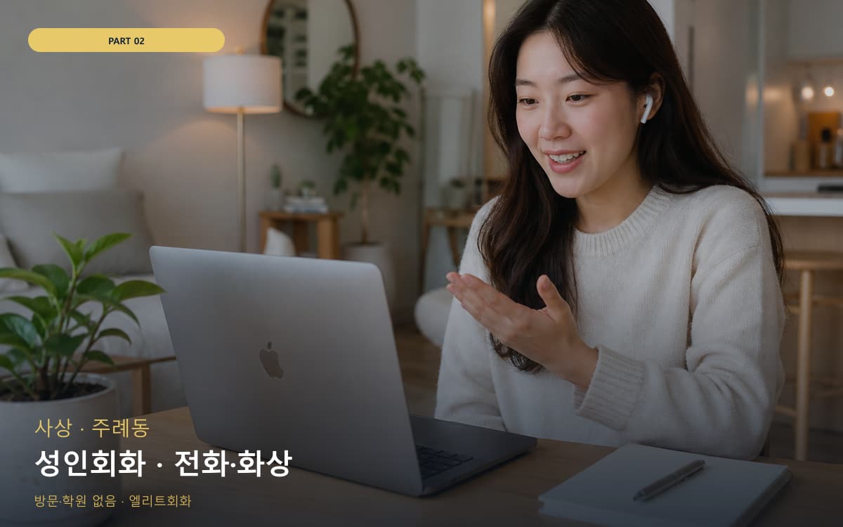 성인회화 · 전화·화상