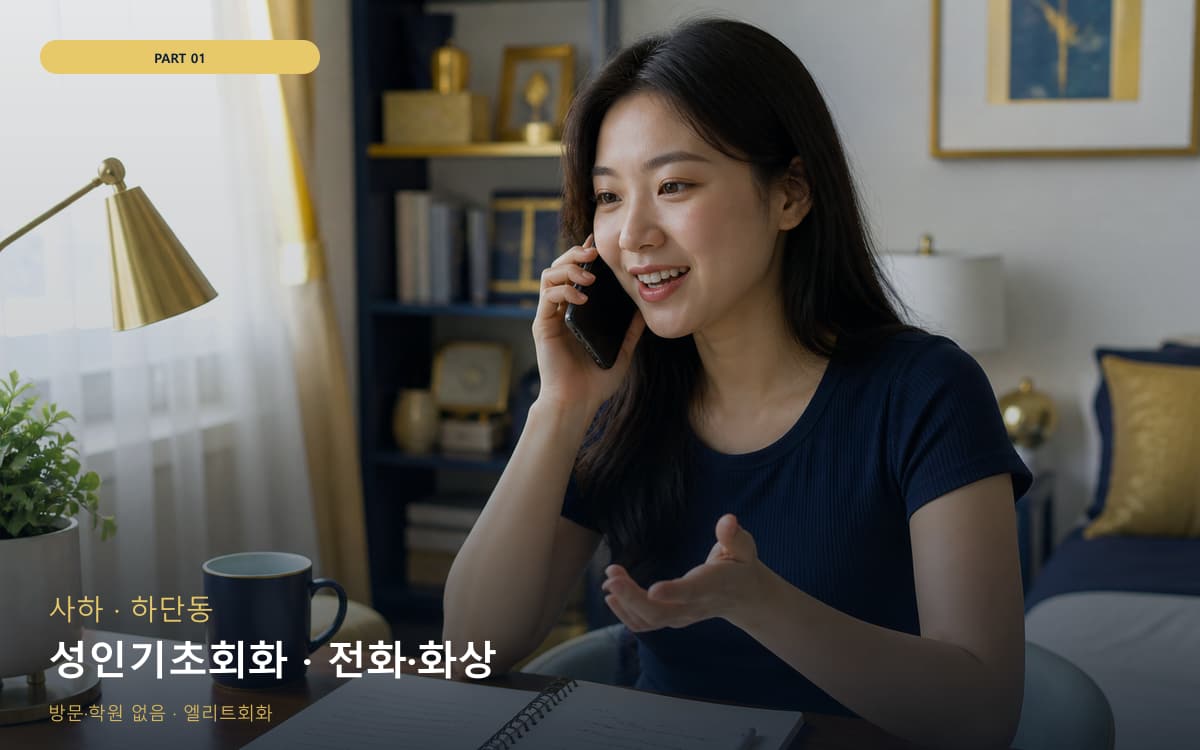 성인기초회화 · 전화·화상