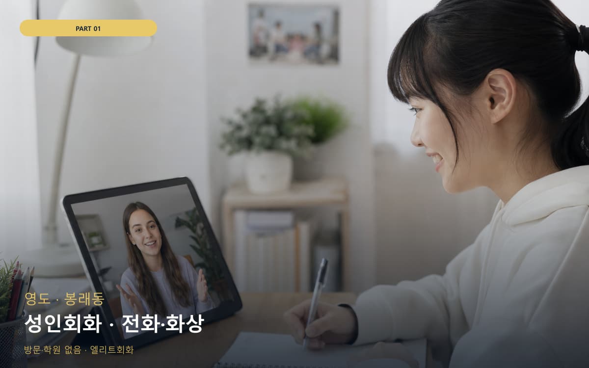 성인회화 · 전화·화상