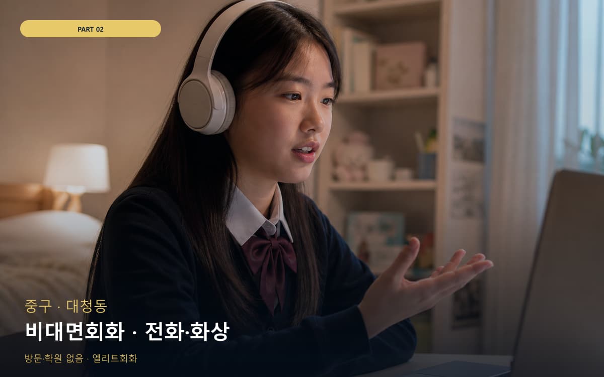 비대면회화 · 전화·화상