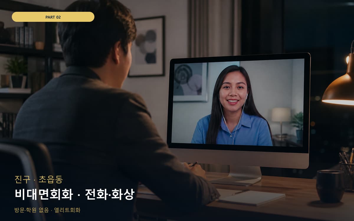 비대면회화 · 전화·화상