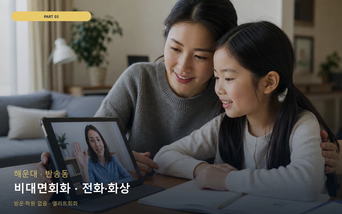 비대면회화 · 전화·화상