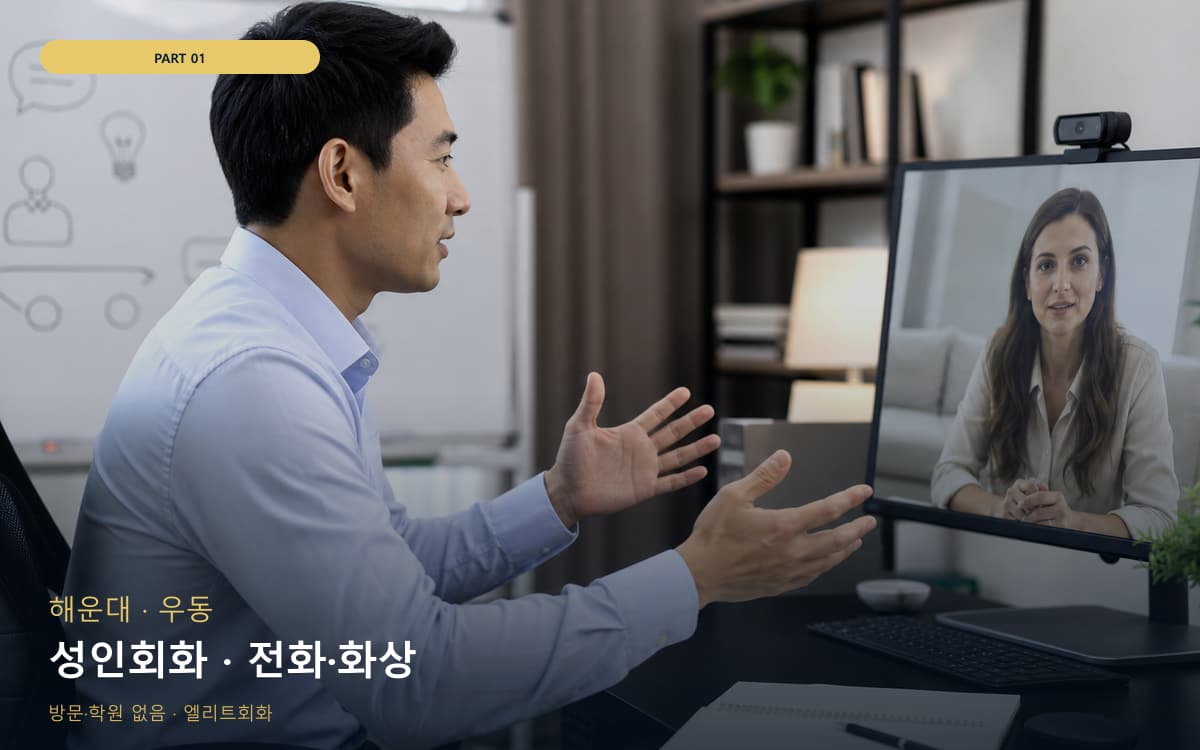 성인회화 · 전화·화상