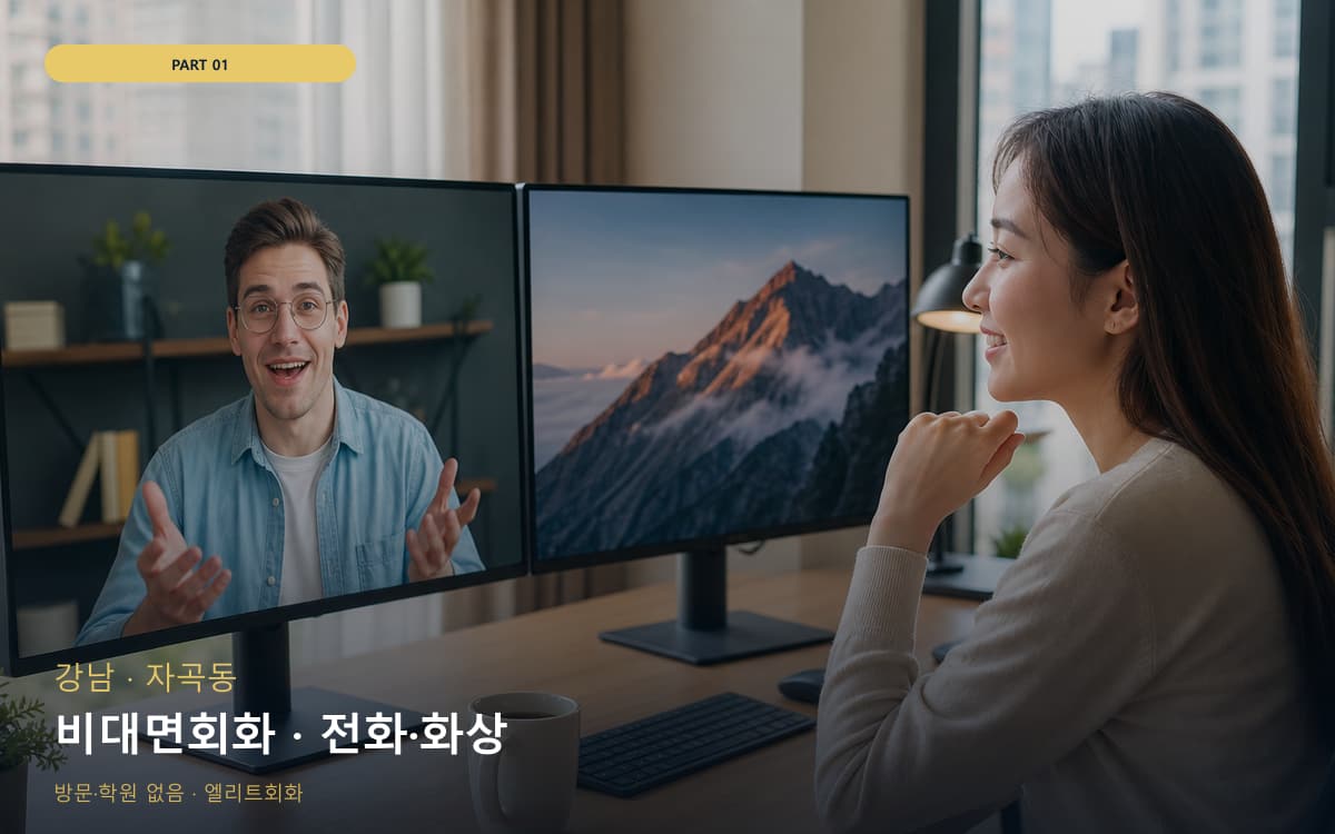 비대면회화 · 전화·화상