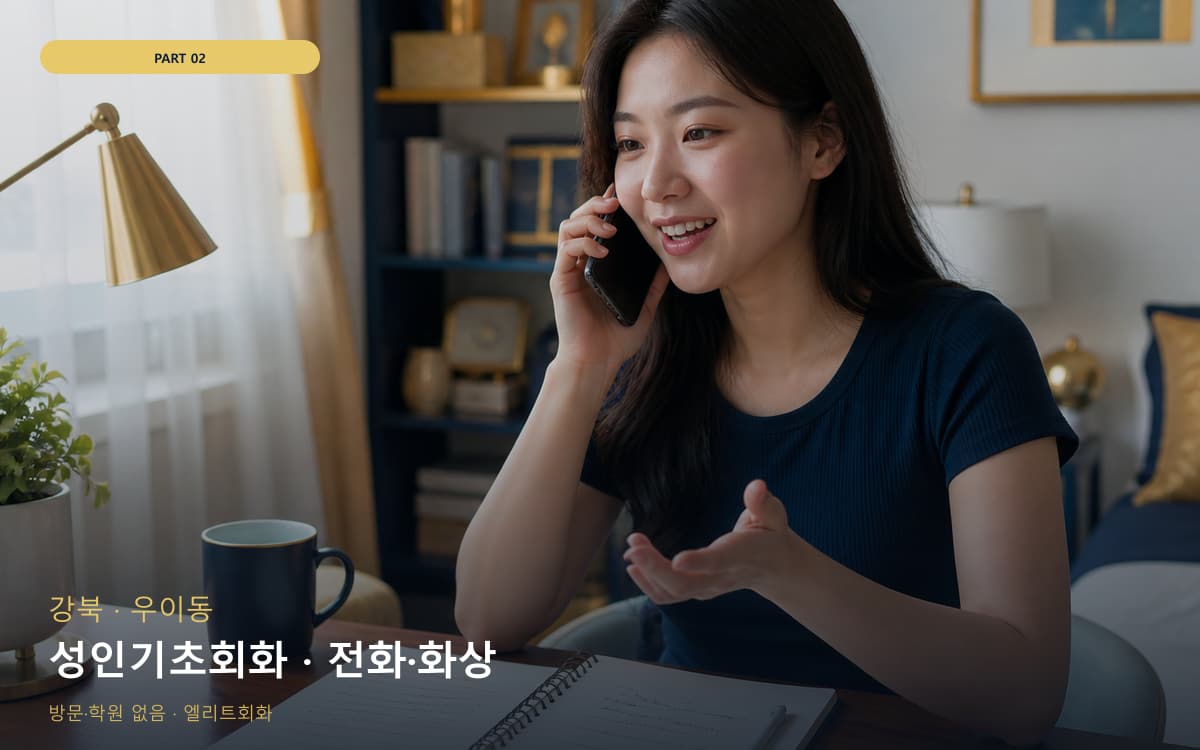 성인기초회화 · 전화·화상