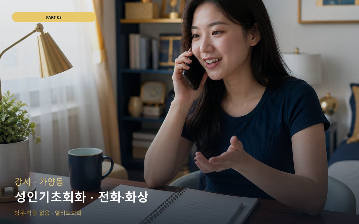 성인기초회화 · 전화·화상