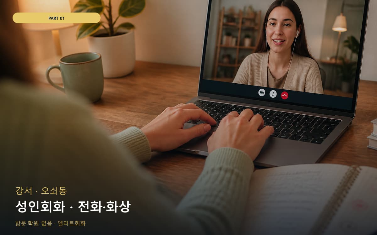 성인회화 · 전화·화상