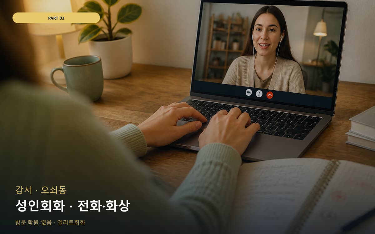 성인회화 · 전화·화상