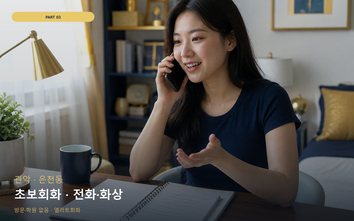 초보회화 · 전화·화상
