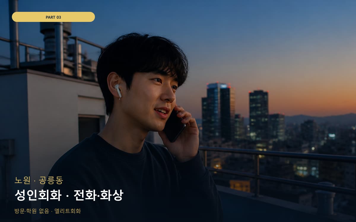 성인회화 · 전화·화상