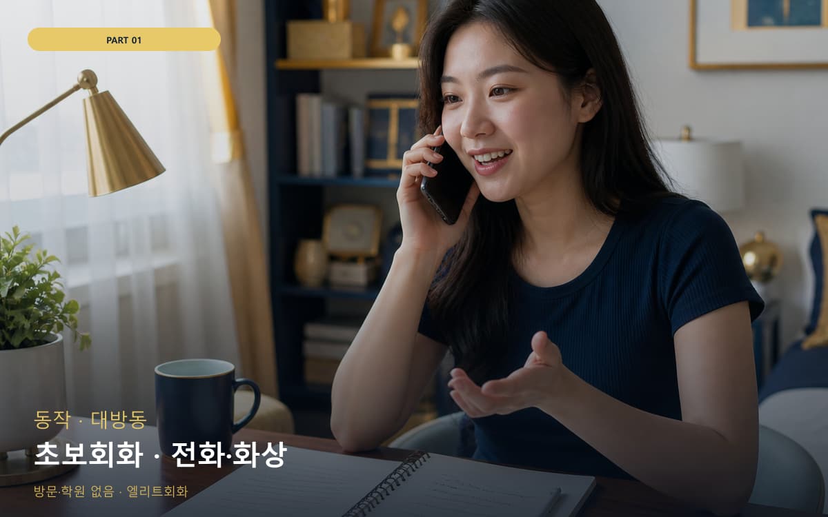 초보회화 · 전화·화상