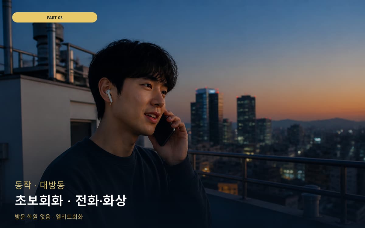 초보회화 · 전화·화상