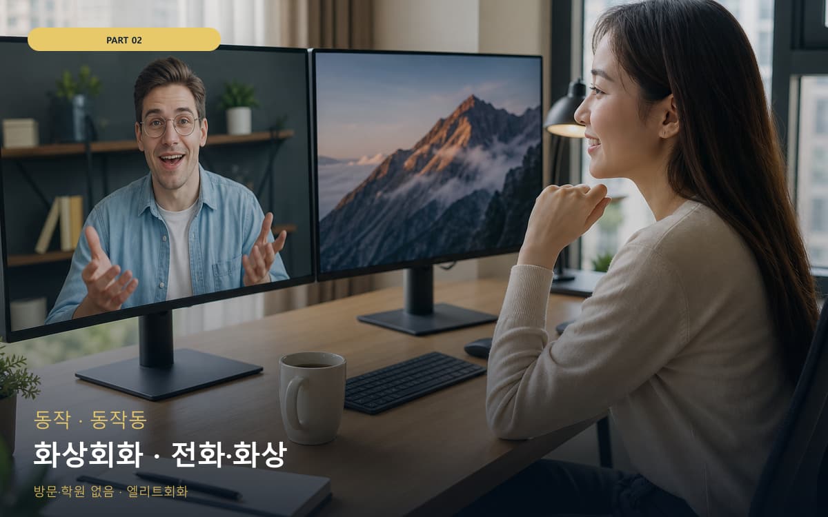 화상회화 · 전화·화상