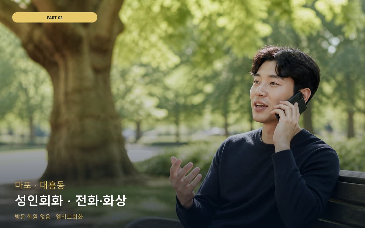 성인회화 · 전화·화상
