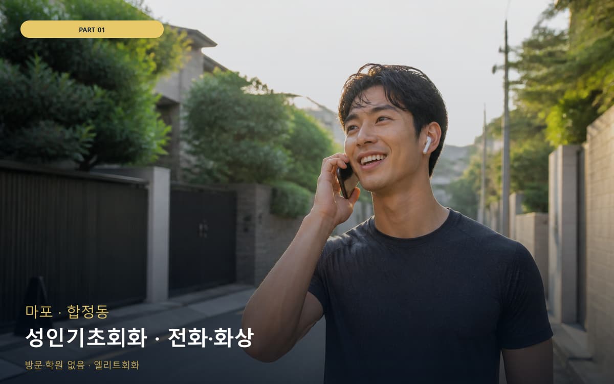 성인기초회화 · 전화·화상