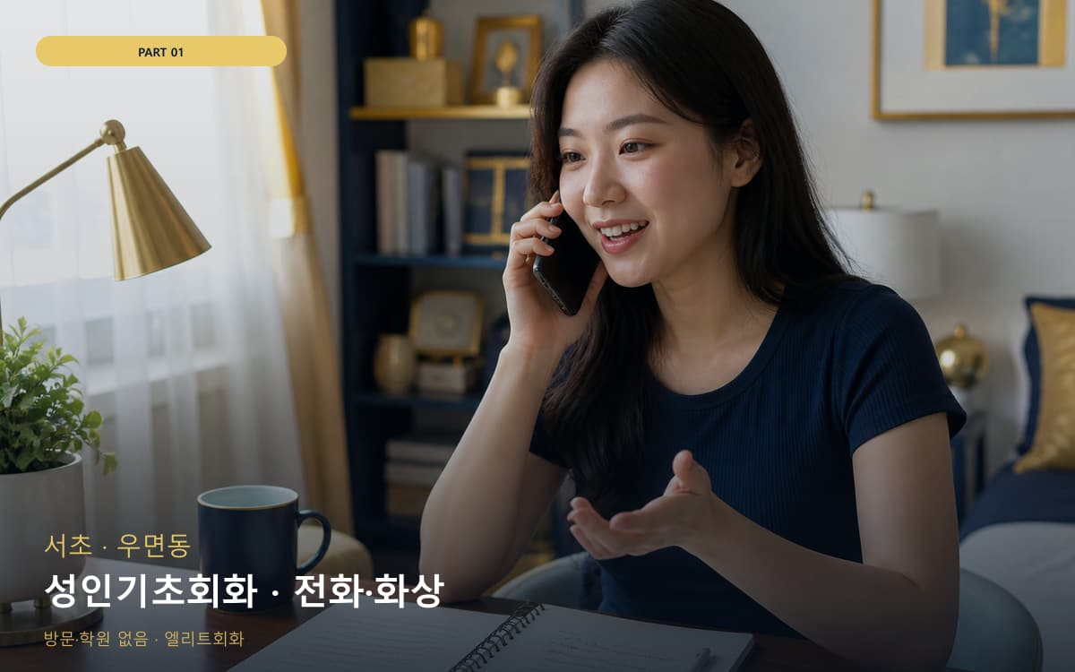 성인기초회화 · 전화·화상