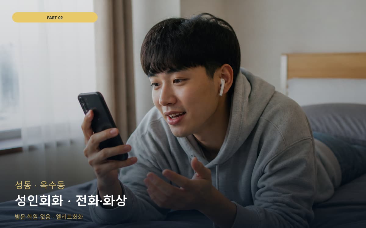 성인회화 · 전화·화상
