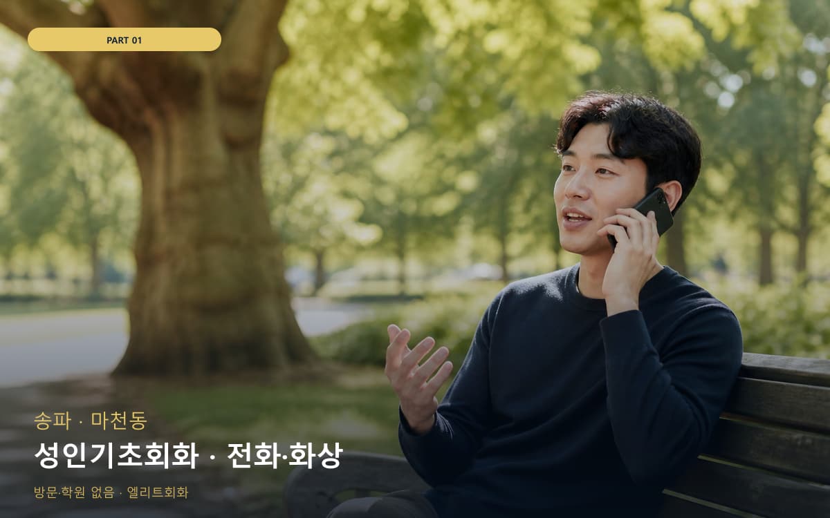 성인기초회화 · 전화·화상