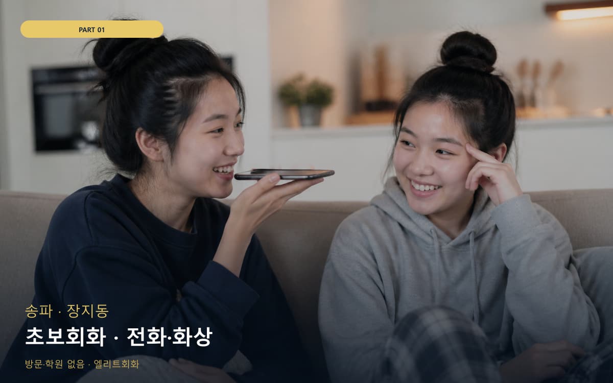 초보회화 · 전화·화상