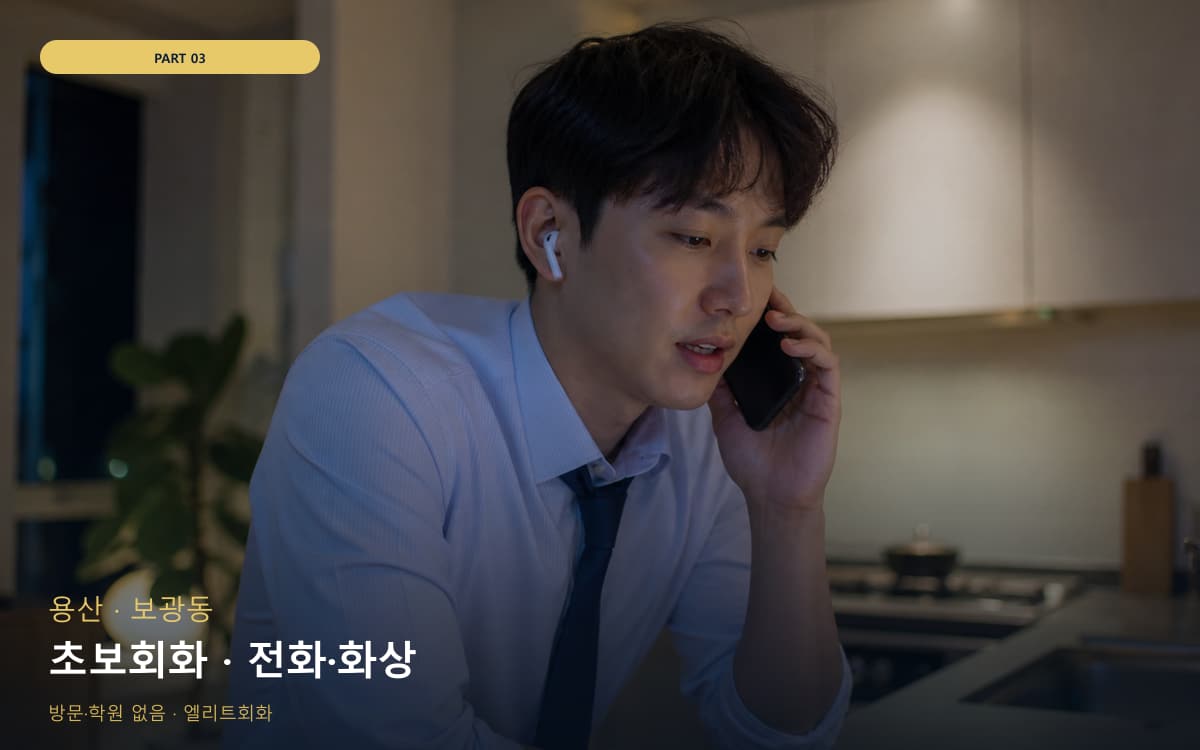 초보회화 · 전화·화상