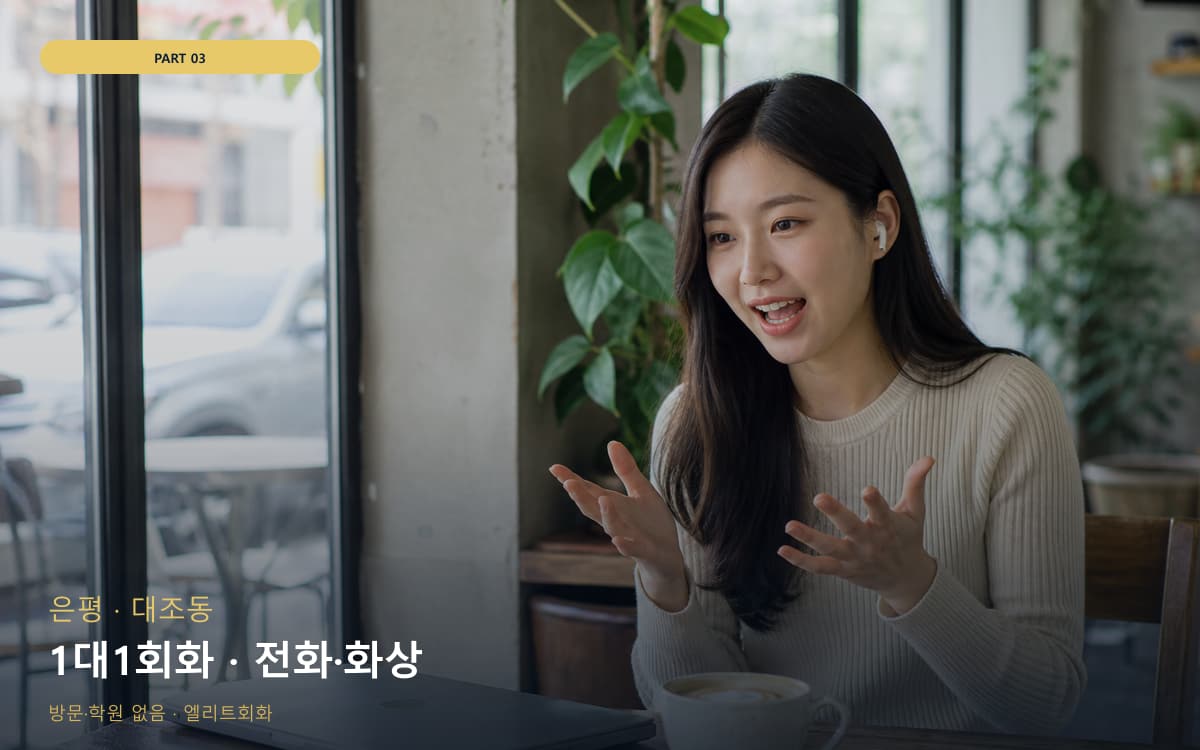 1대1회화 · 전화·화상