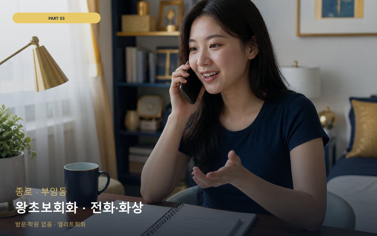 왕초보회화 · 전화·화상