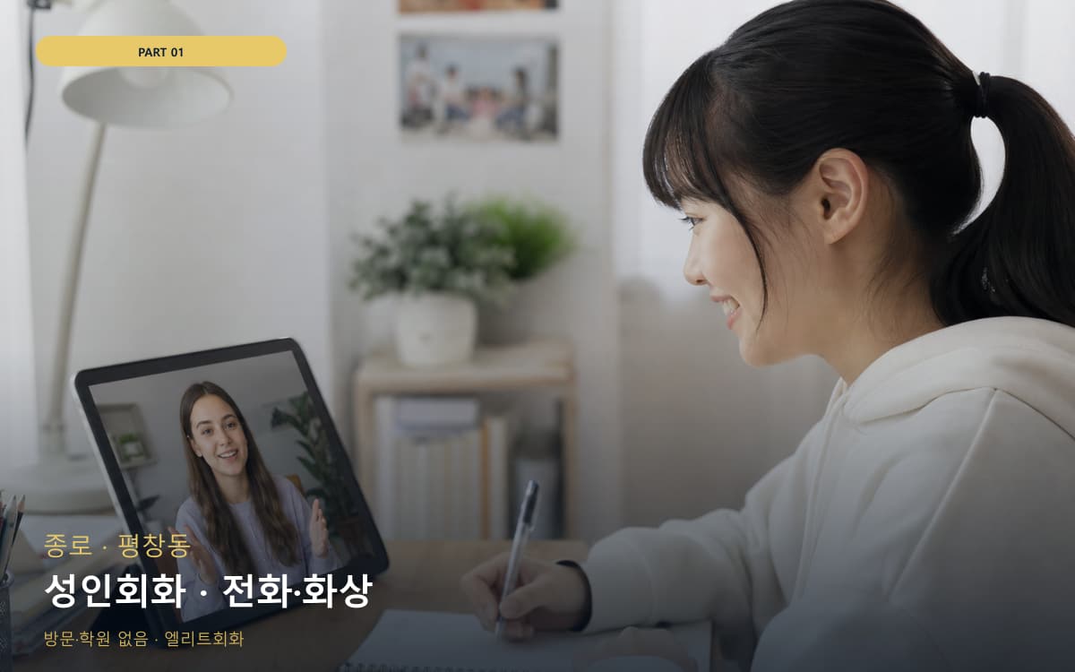 성인회화 · 전화·화상