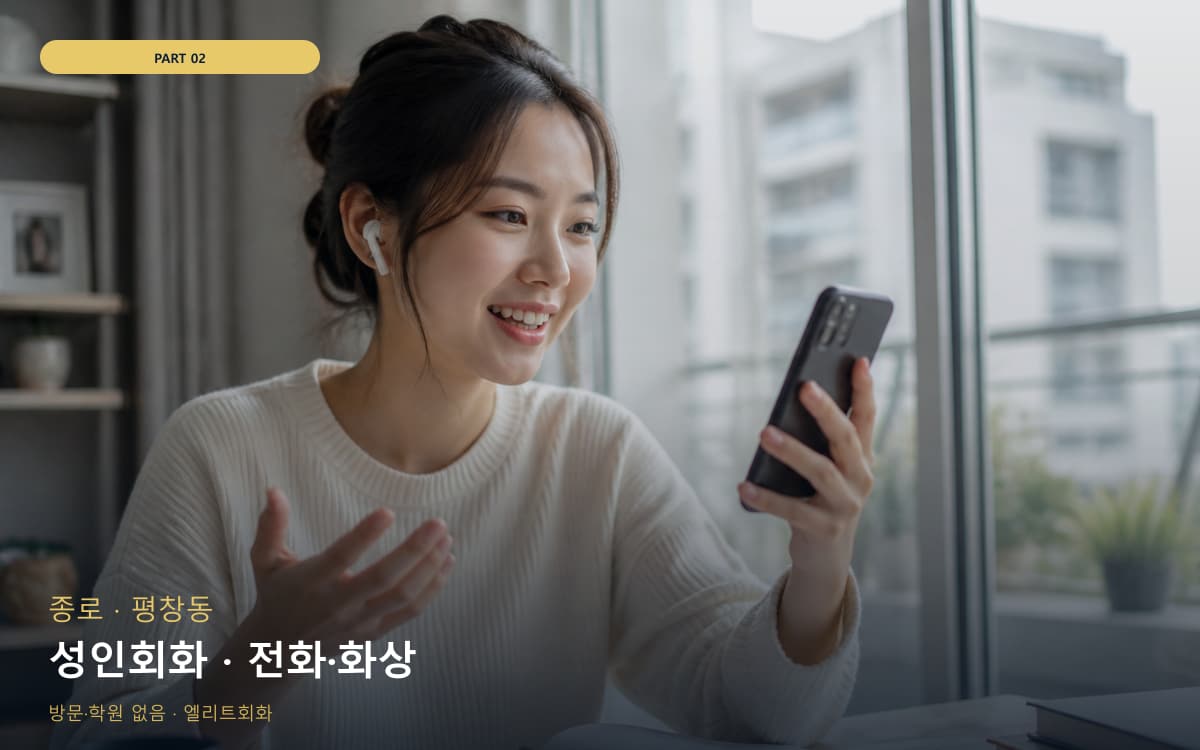 성인회화 · 전화·화상