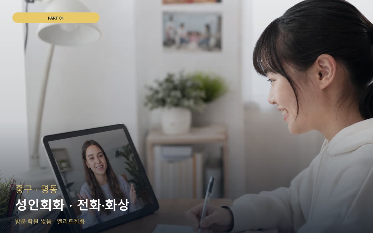 성인회화 · 전화·화상