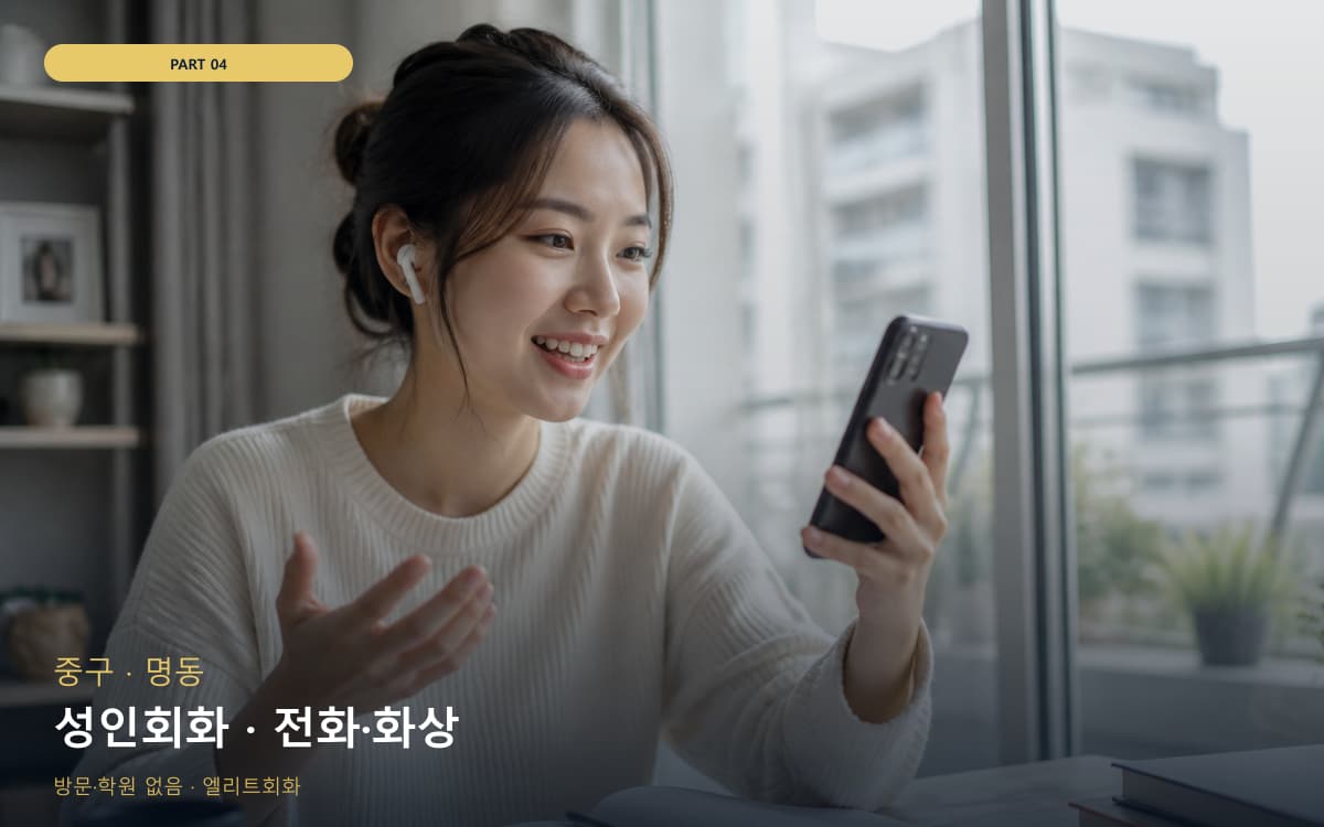 성인회화 · 전화·화상