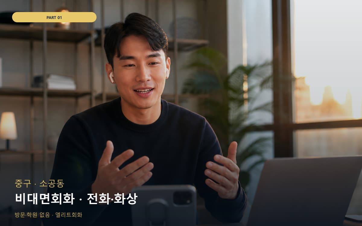 비대면회화 · 전화·화상