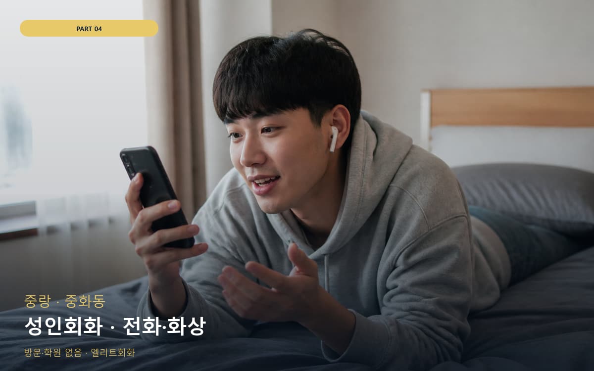 성인회화 · 전화·화상