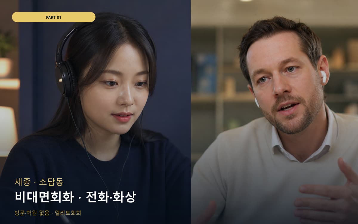 비대면회화 · 전화·화상