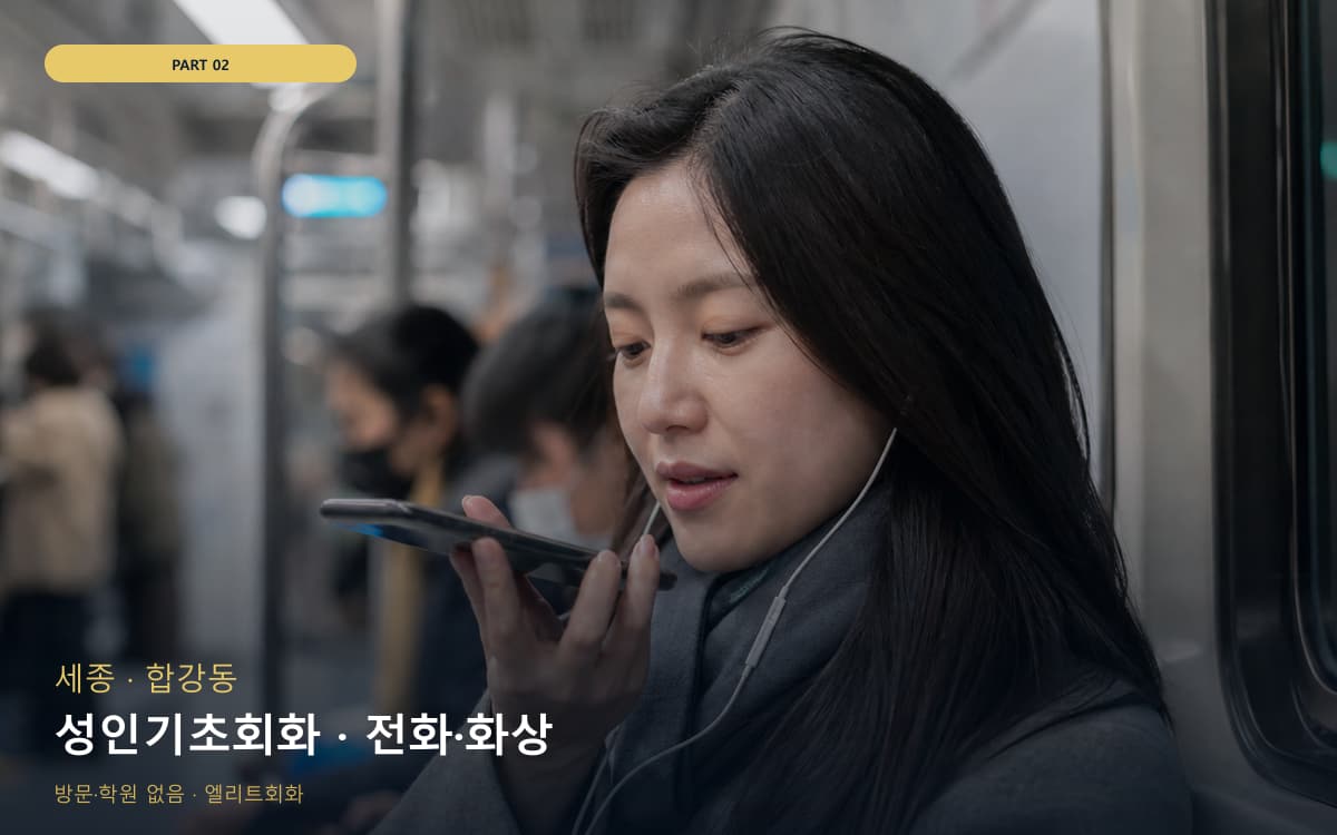 성인기초회화 · 전화·화상