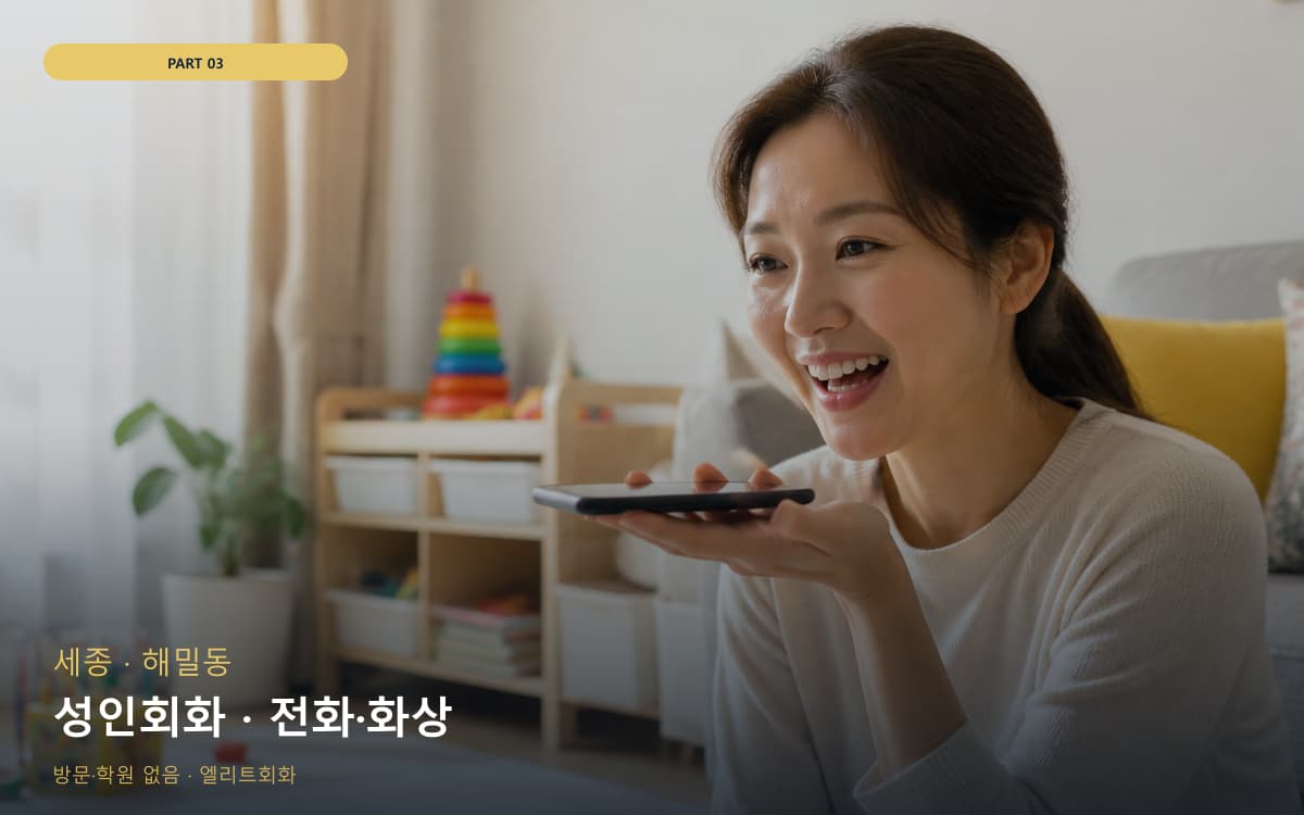 성인회화 · 전화·화상